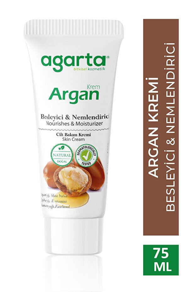 Agarta Yüz Ve El Cilt Bakım Kremi 75 ml Argan Yağlı