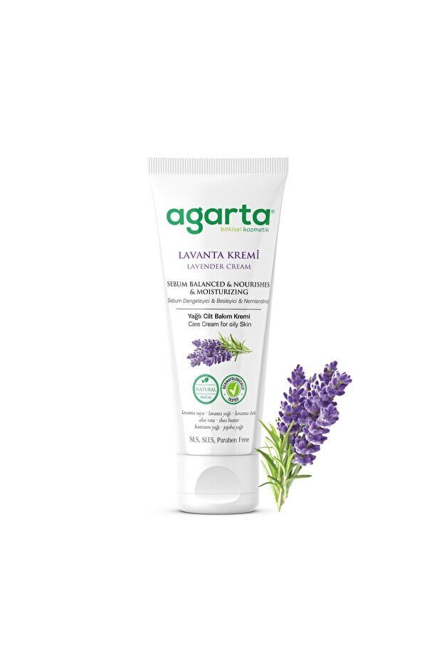 Agarta Doğal Yüz Ve El Cilt Bakım Kremi 75 Ml Lavanta