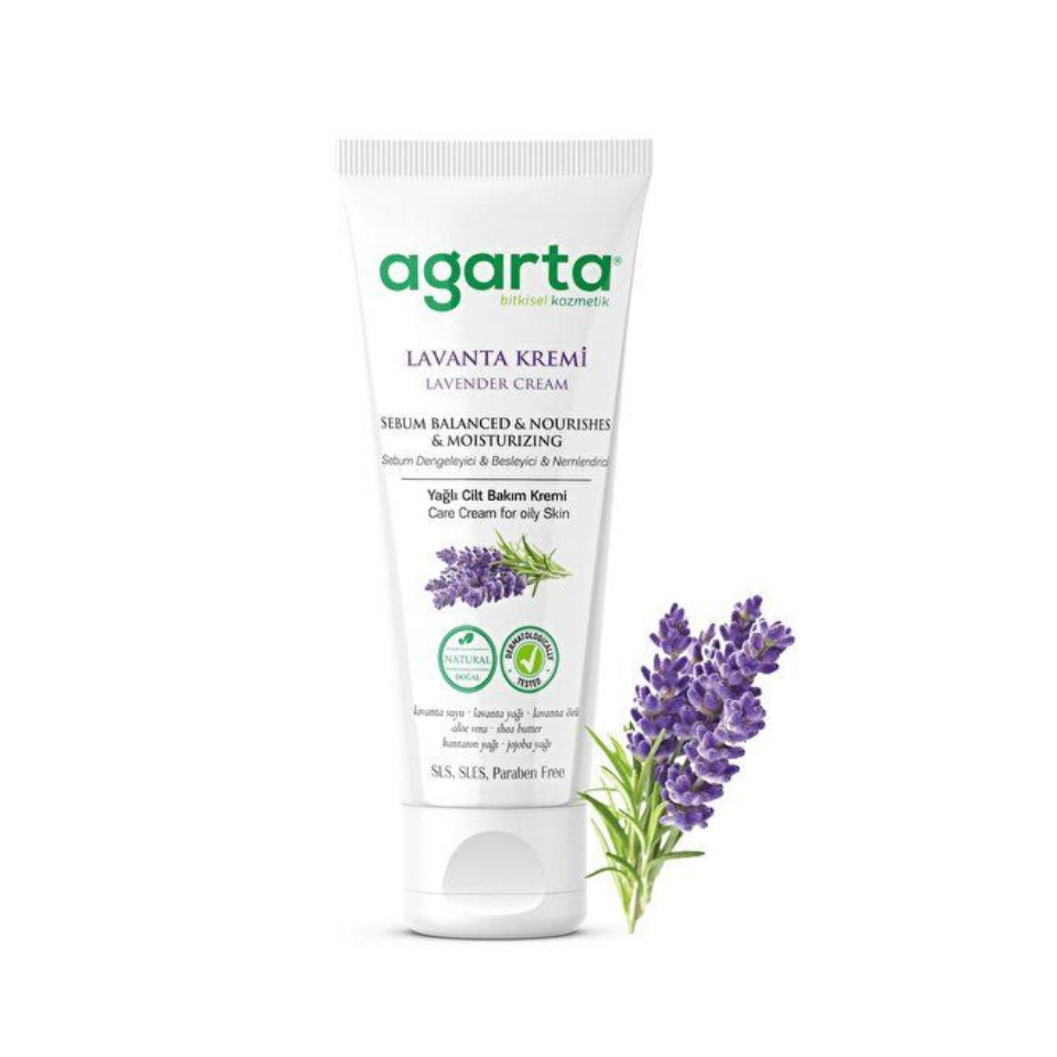 Agarta Doğal Yüz Ve El Cilt Bakım Kremi 75 Ml Lavanta