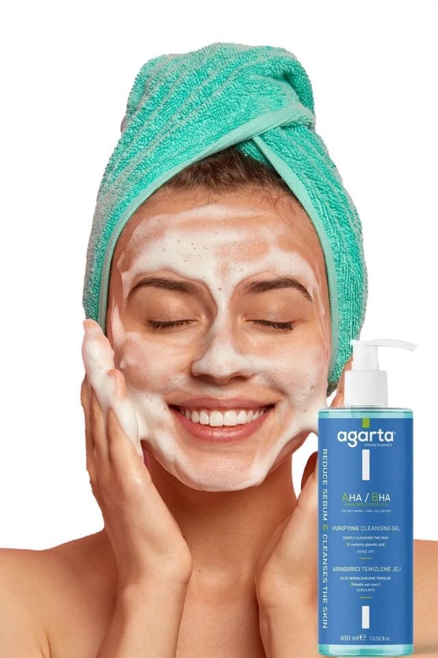 Agarta Doğal Yüz Temizleme Jeli 400 Ml Yağlı Ve Karma Cilt
