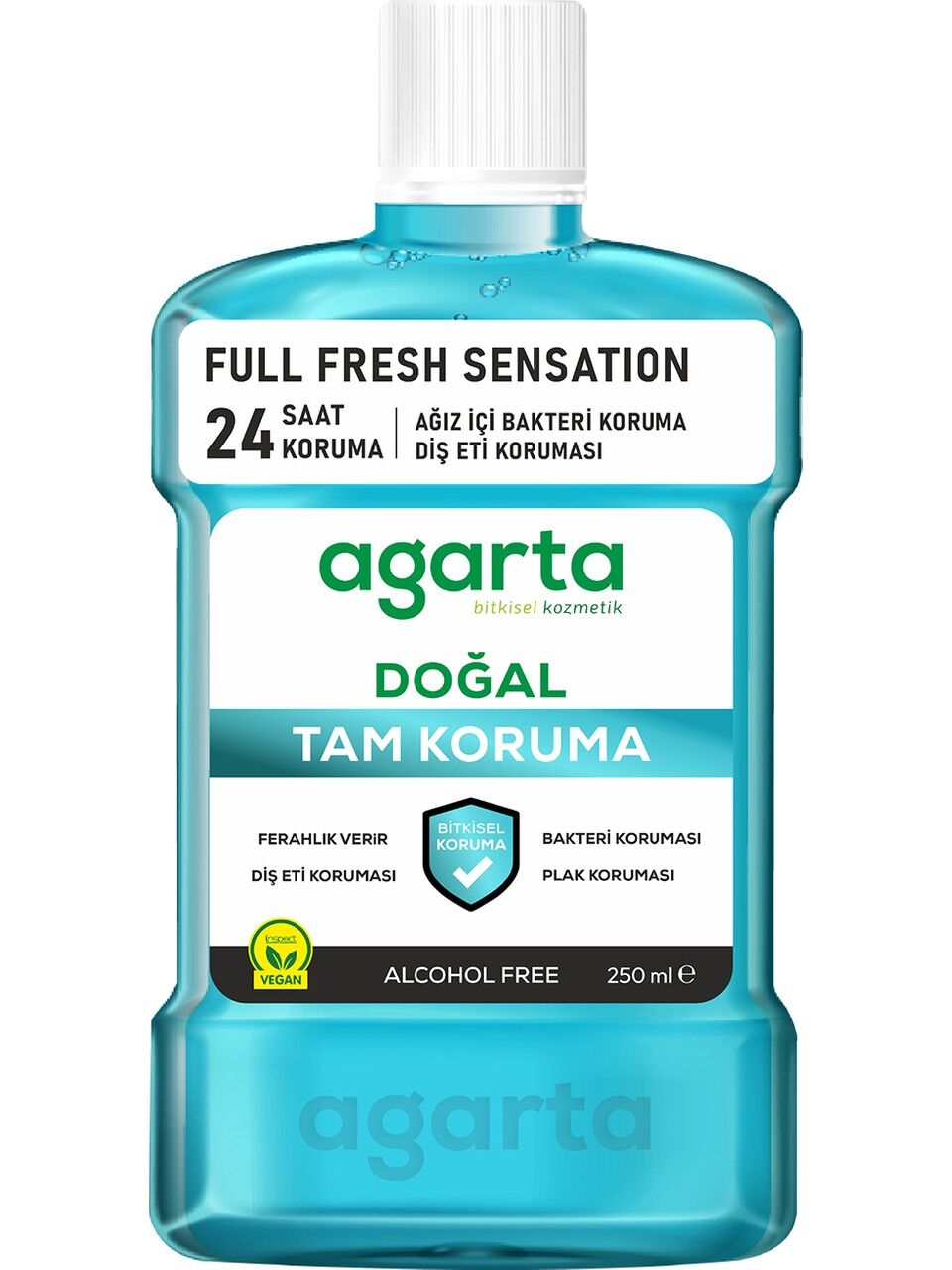 Agarta 250 ml Ağız Bakım Suyu Tam Koruma Alkolsüz