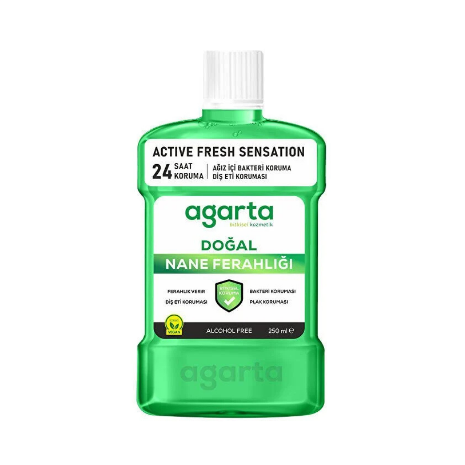 Agarta Ağız Bakım Suyu Ferah Nefes Alkolsüz 250 Ml