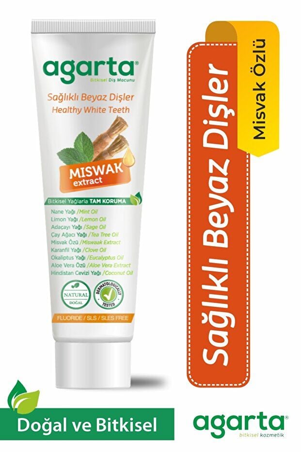 Agarta Diş Macunu Misvak Özlü 100 ml