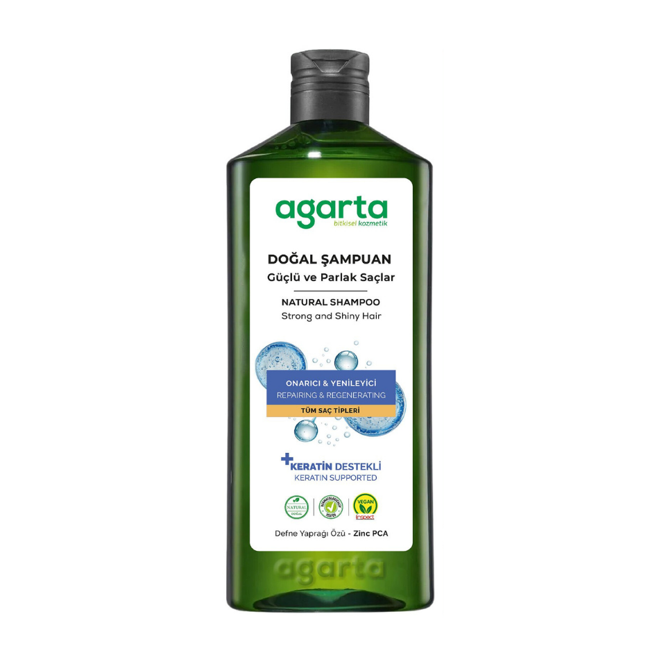 Agarta Güçlü Ve Parlak Saçlar Bitkisel Tuzsuz Şampuan 400 ml