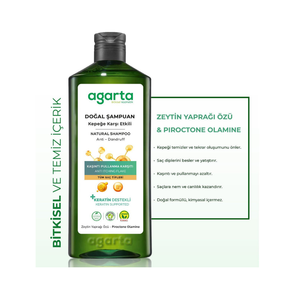 Agarta Doğal Kepeğe Karşı Etkili Şampuan 400 ml