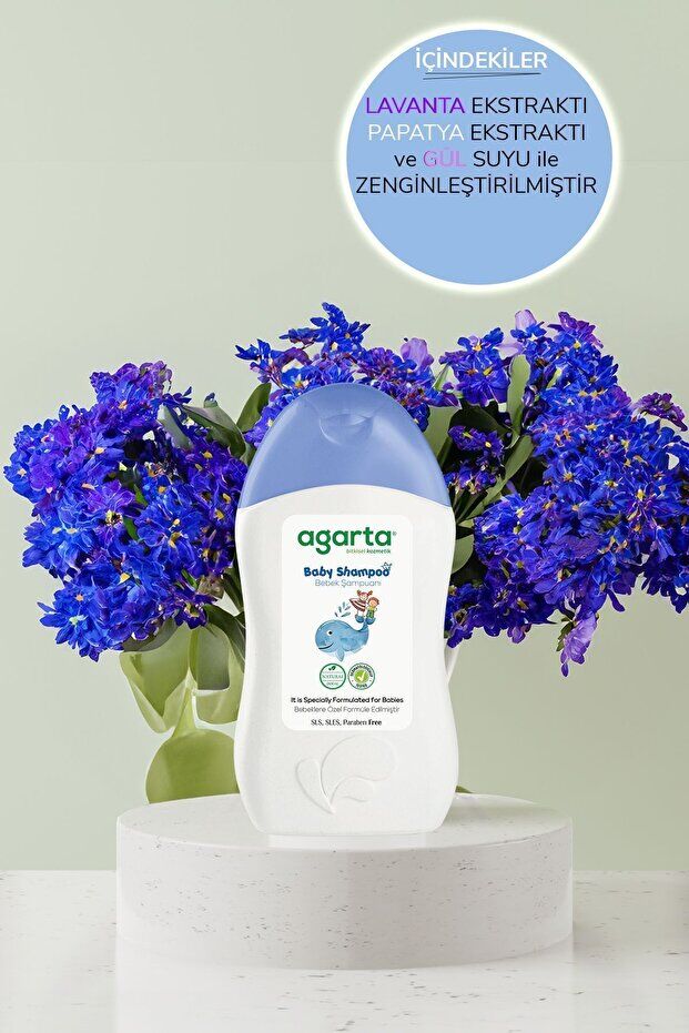 Agarta Göz Yakmayan Erkek Bebek Şampuanı 400ML