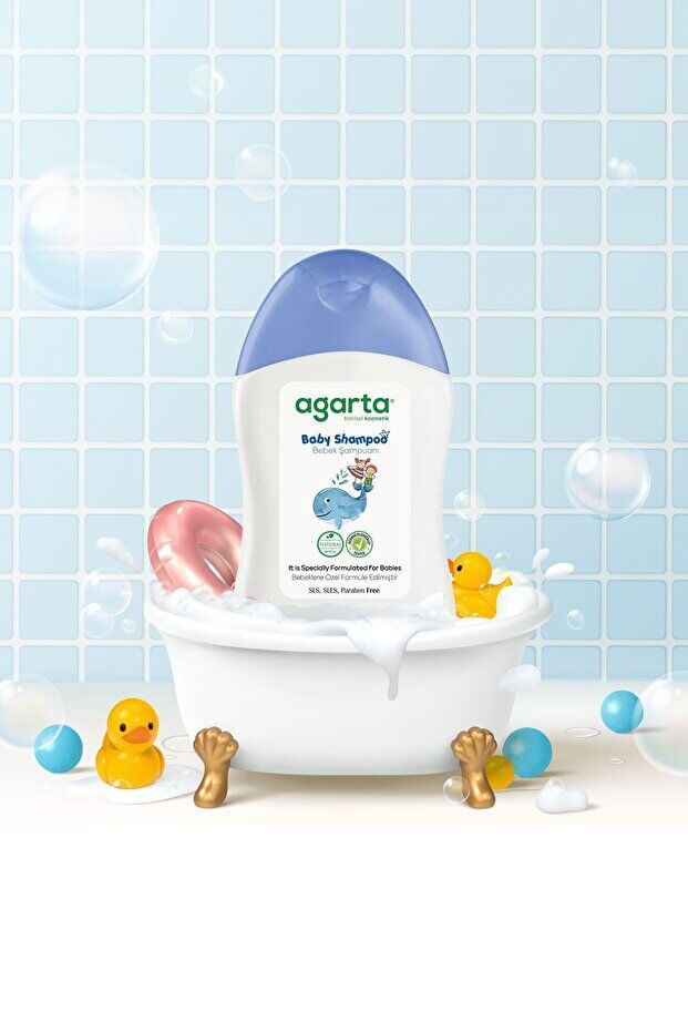 Agarta Göz Yakmayan Erkek Bebek Şampuanı 400ML
