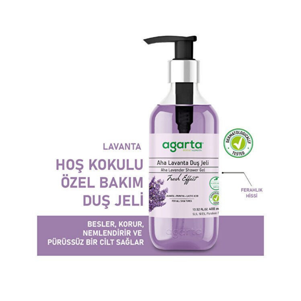Agarta Doğal Aha Lavanta Duş Jeli 400 ml