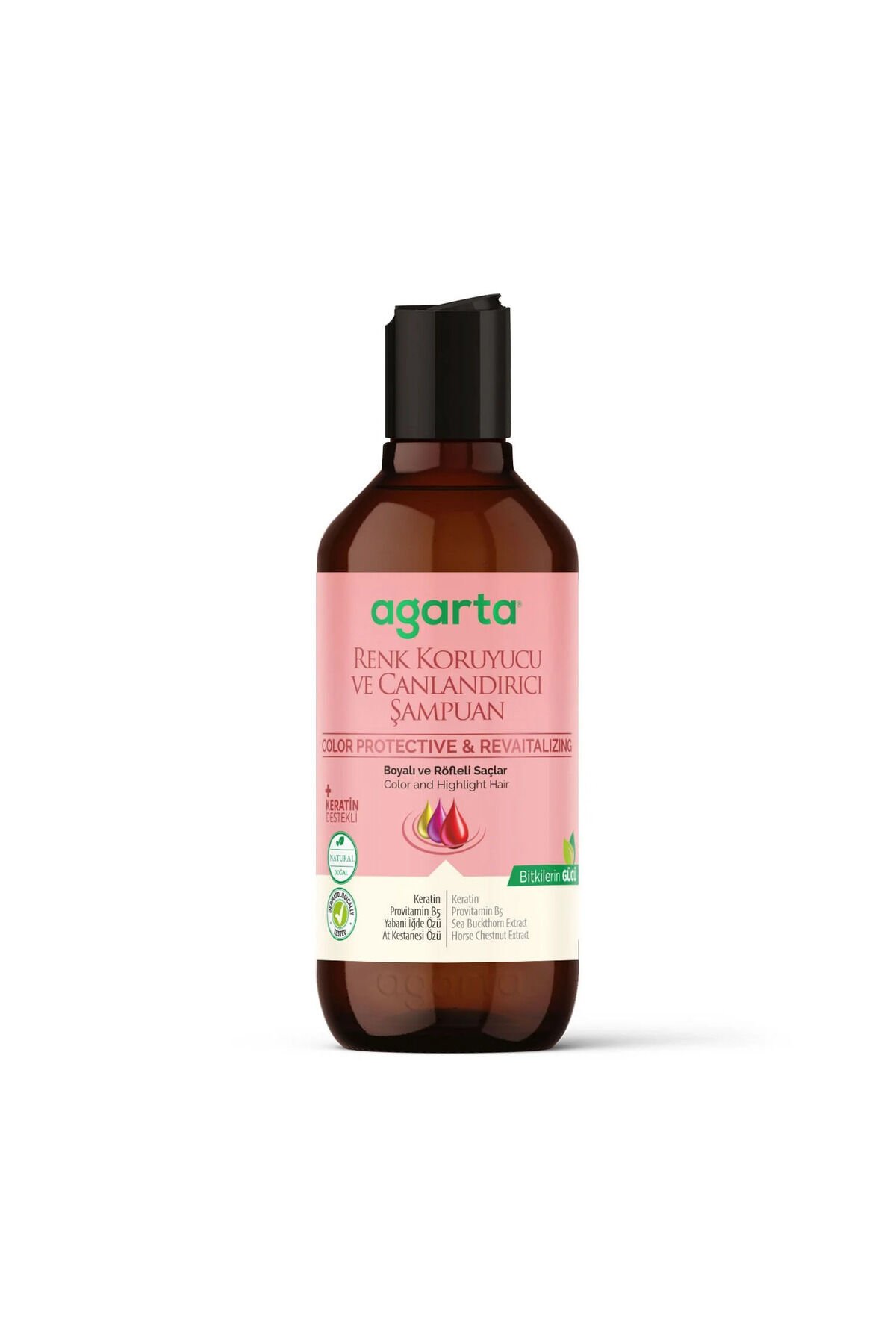 Agarta Renk Koruyucu Ve Canlandırıcı Şampuan 400ml