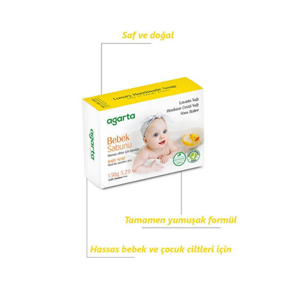 Agarta Doğal Bebek Sabunu 150 gr