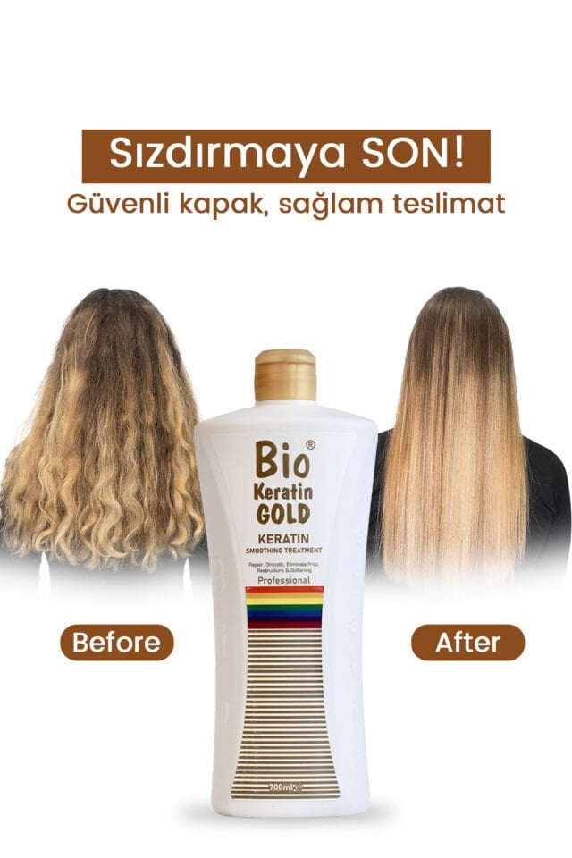 Bio Keratin Gold Brezilya Fönü Keratini 700 ml