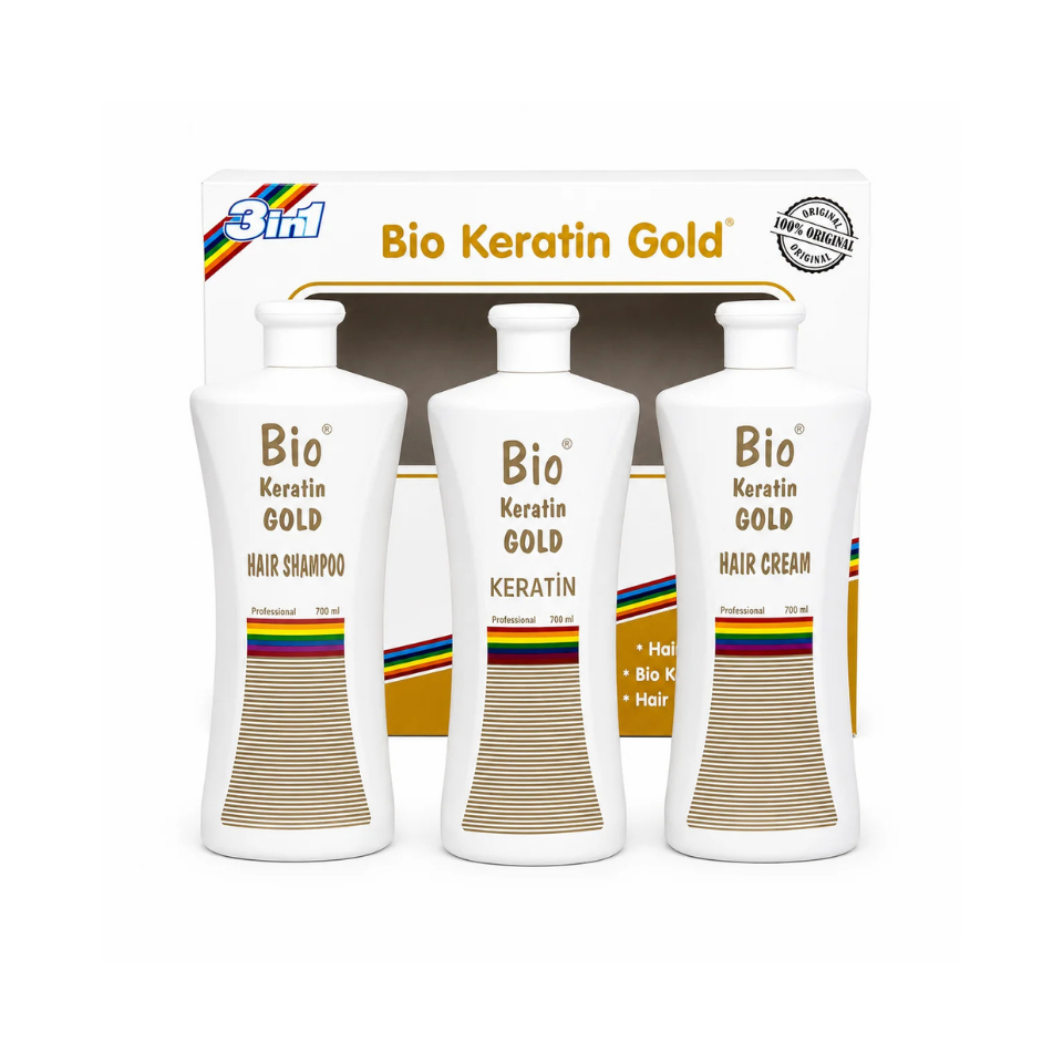 Bio Keratin Gold Brezilya Fönü 3'lü Set