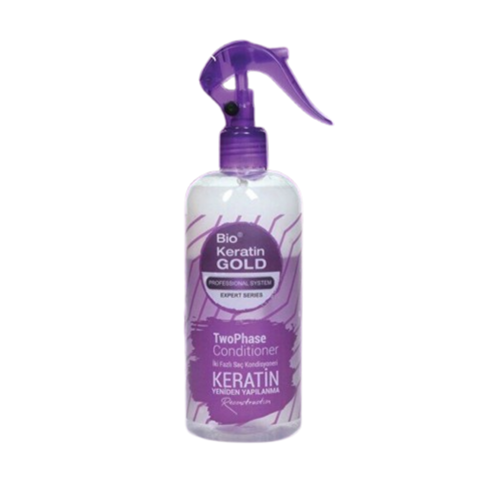 Bio Keratin Gold Keratinli Çift Fazlı Fön Suyu 400 Ml
