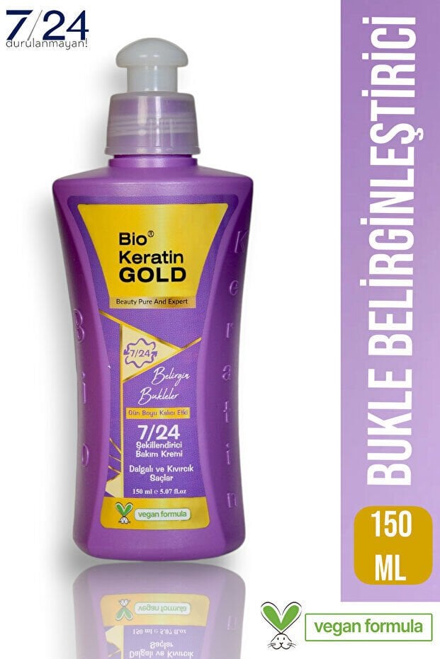 Bio Keratin Gold Bukle Belirginleştirici Şekillendirici Saç Bakım Kremi 150 Ml