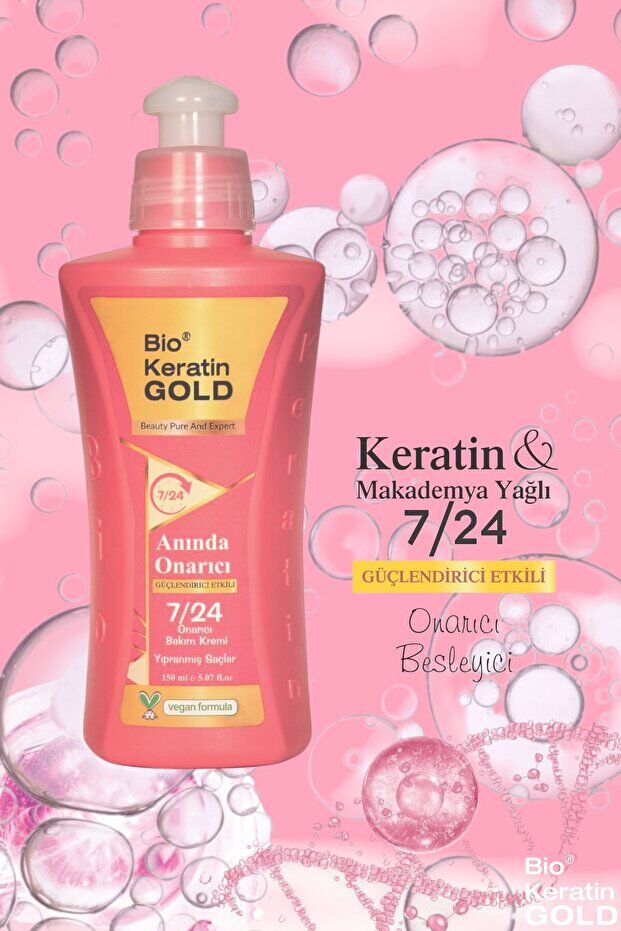 Bio Keratin Gold Onarıcı Saç Bakım Kremi 150 ml