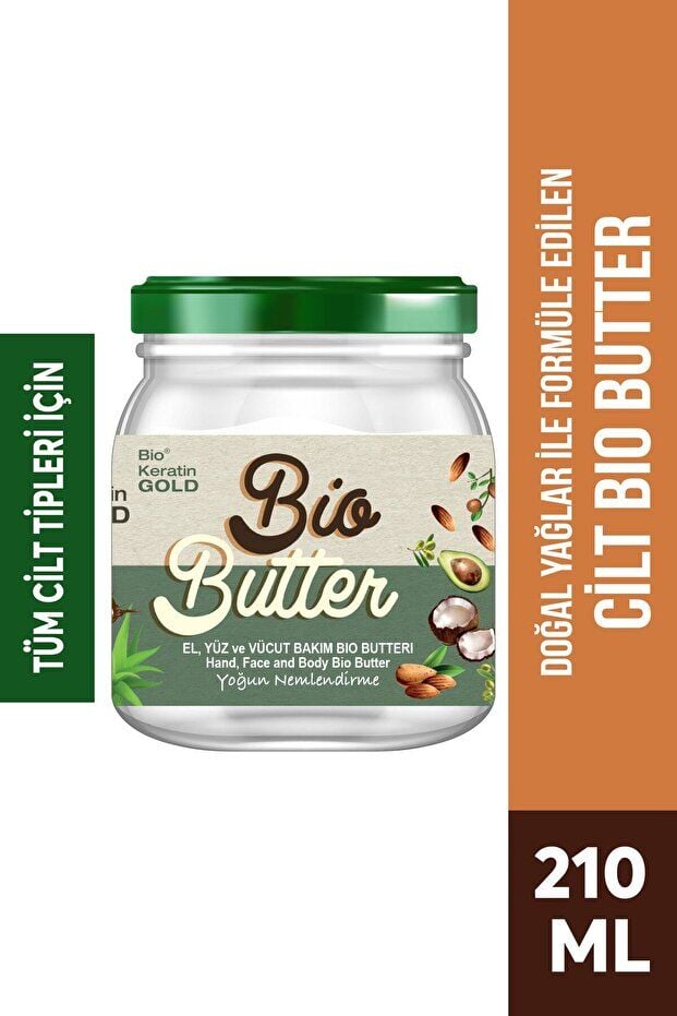 Bio Keratin Gold Bio Butter 9 Yağ Içeren Cilt Bakım Yağı 210 Ml