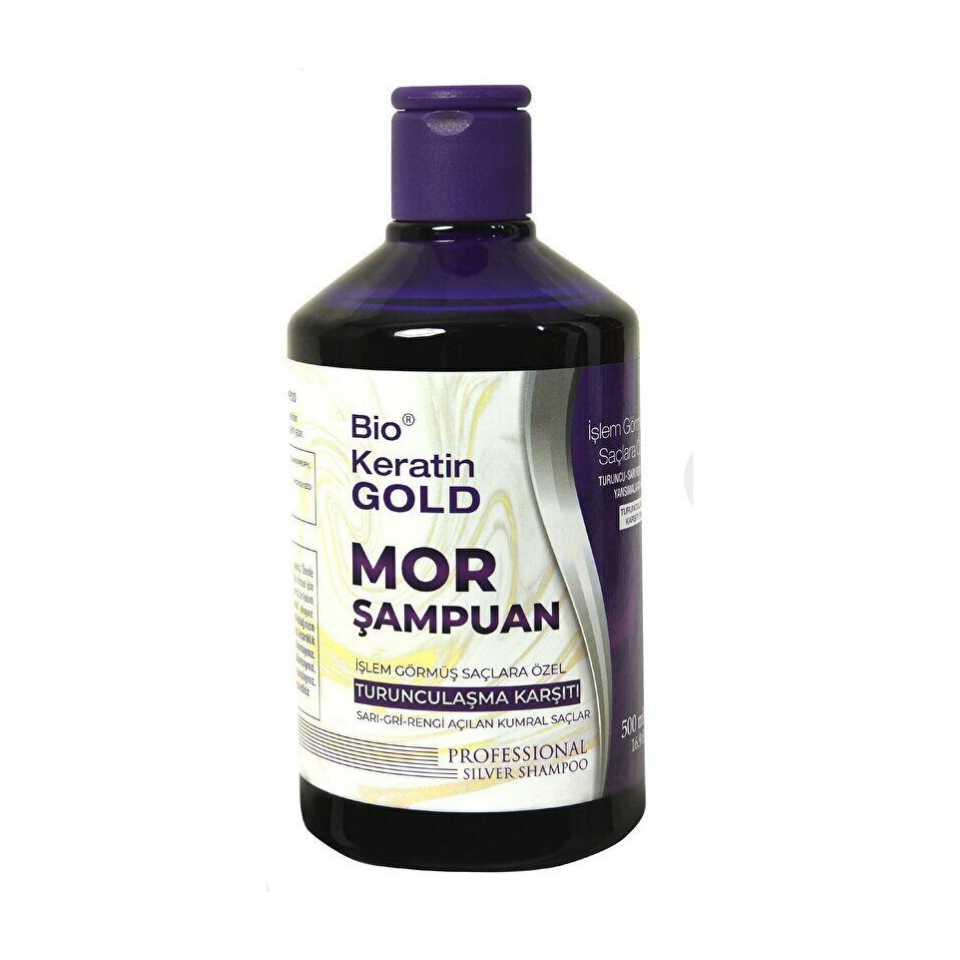 Bio Keratin Gold Mor Şampuan 500 ml