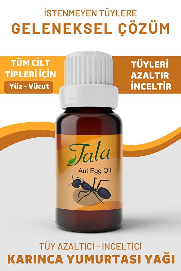 Tala Karınca Yumurtası Yağı Tüy Azaltıcı Tüy İnceltici Tüy Dökücü 20 Ml