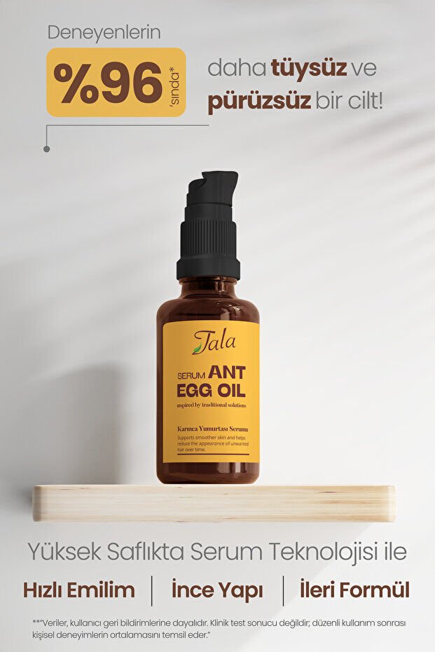 Tala Karınca Yumurtası Yağı Serum Tüy Azaltıcı 30 Ml