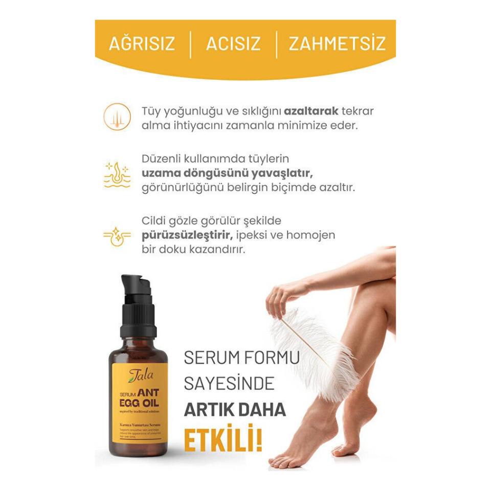 Tala Karınca Yumurtası Yağı Serum Tüy Azaltıcı 30 Ml
