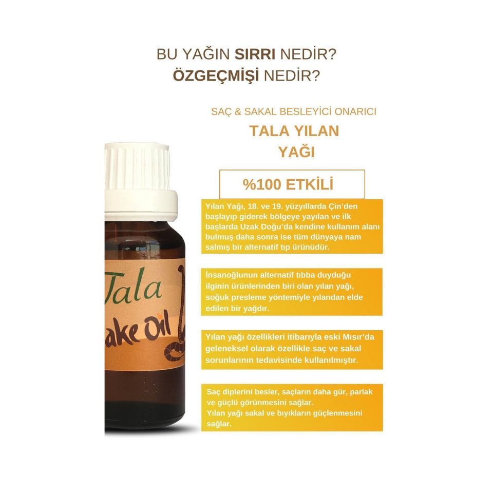 Tala Yılan Yağı Saç Bakım Yağı 20 Ml