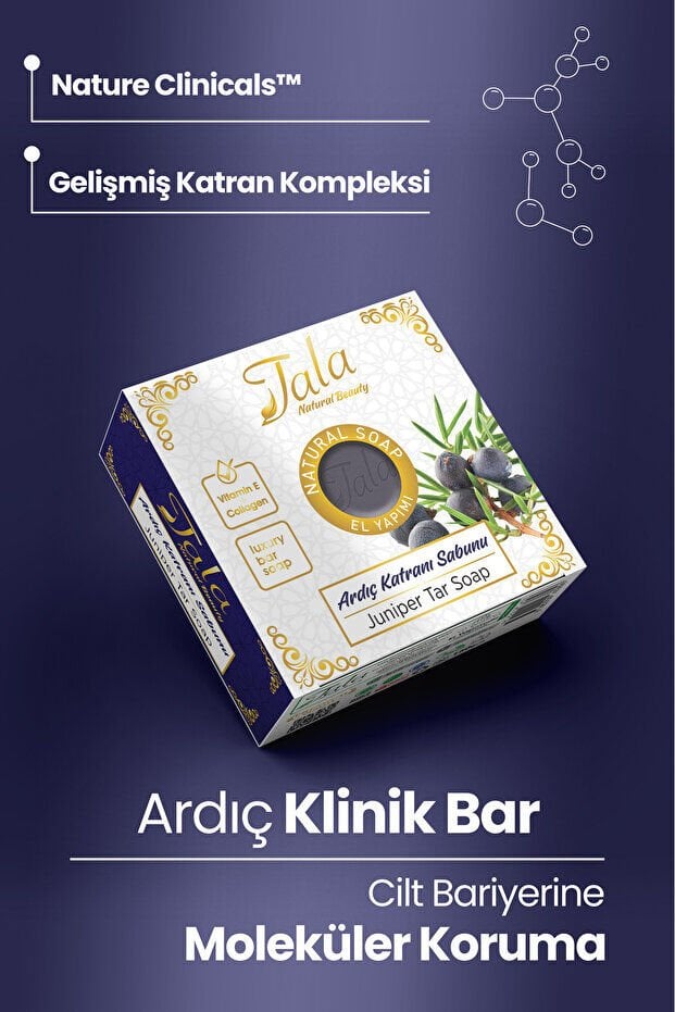 Tala Ardıç Katranı Sabunu Geleneksel Arındırıcı Ardıç Katranlı Sabun 150 gr