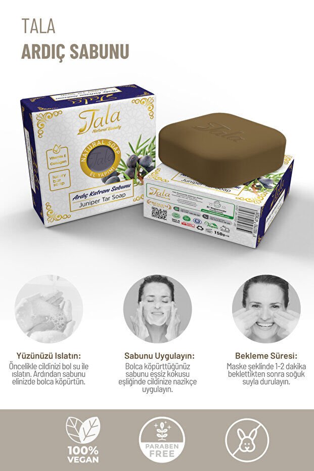 Tala Ardıç Katranı Arındırıcı Sabun 150 gr