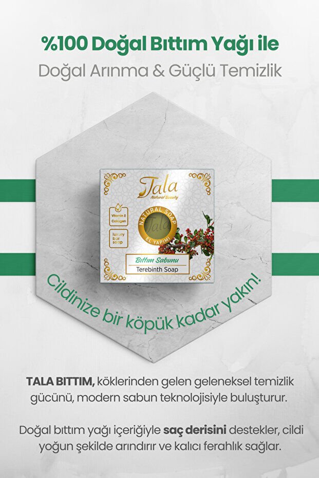 Tala Bıttım Arındırıcı Doğal Bakım Sabunu 150 Gr