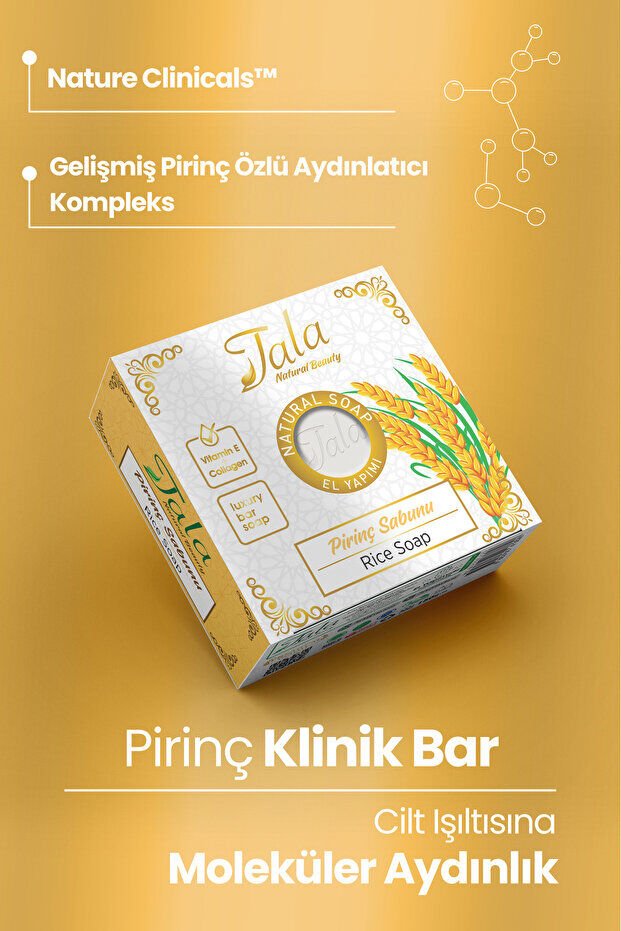 Tala Pirinç Sabunu Doğal Cilt Beyazlatıcı Aydınlatıcı 150 Gr