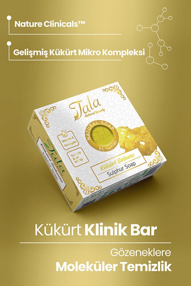 Tala Kükürt Sabunu Doğal Sivilce Akne Karşıtı 150 gr