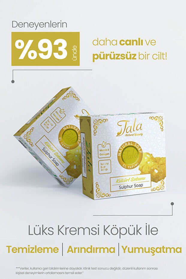 Tala Kükürt Sabunu Doğal Sivilce Akne Karşıtı 150 gr
