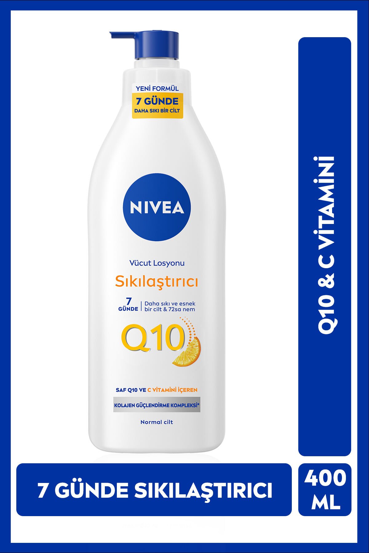 NIVEA Q10 Sıkılaştırıcı Vücut Losyonu 400ml