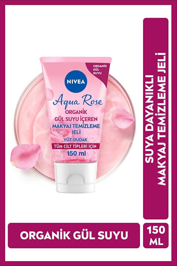 NIVEA Organik Gül Suyu İçeren Makyaj Temizleme Jeli 150ml