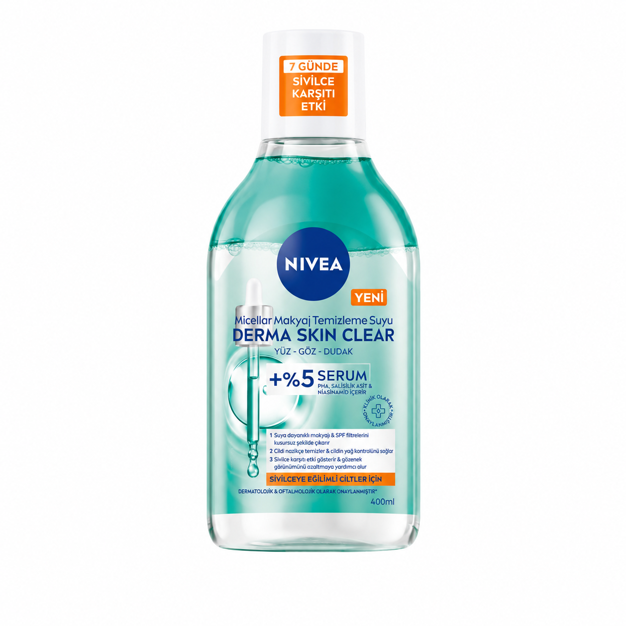 NIVEA Sivilce Karşıtı Makyaj Temizleme Suyu 400 ml