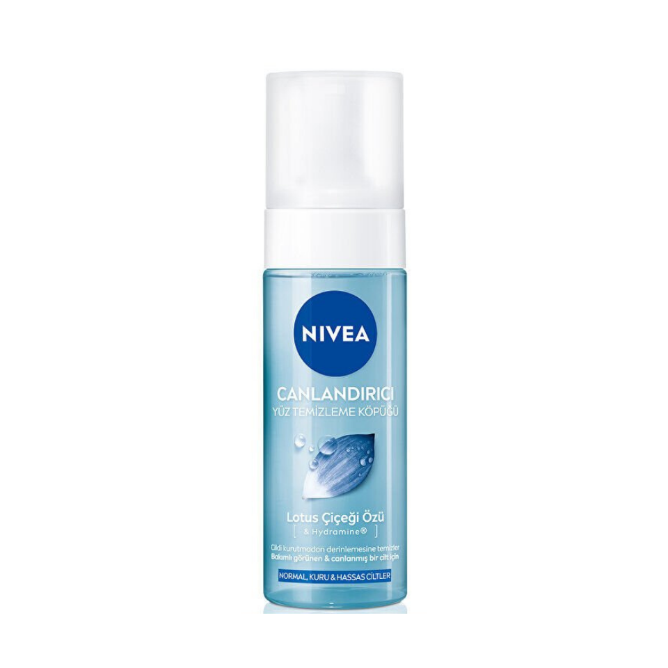NIVEA Canlandırıcı Yüz Temizleme Köpüğü 150ml, Lotus Çiçeği