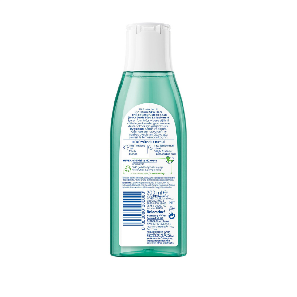 NIVEA Sivilce Karşıtı Yüz Temizleme Jeli 150ml ve Tonik 200ml