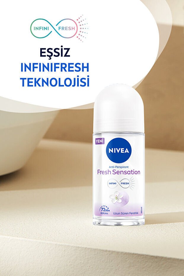 NIVEA Fresh Sensation Kadın Deodorant Roll On 50 ml