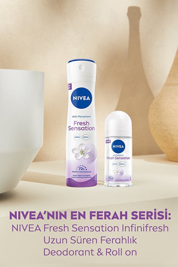 NIVEA Fresh Sensation Kadın Deodorant Roll On 50 ml