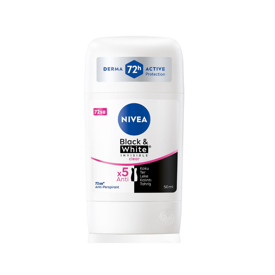 NIVEA Kadın Stick Deodorant Black & White 50ml