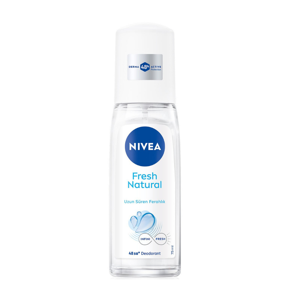 NIVEA Kadın Pump Sprey Deodorant 75ml Fresh Natural