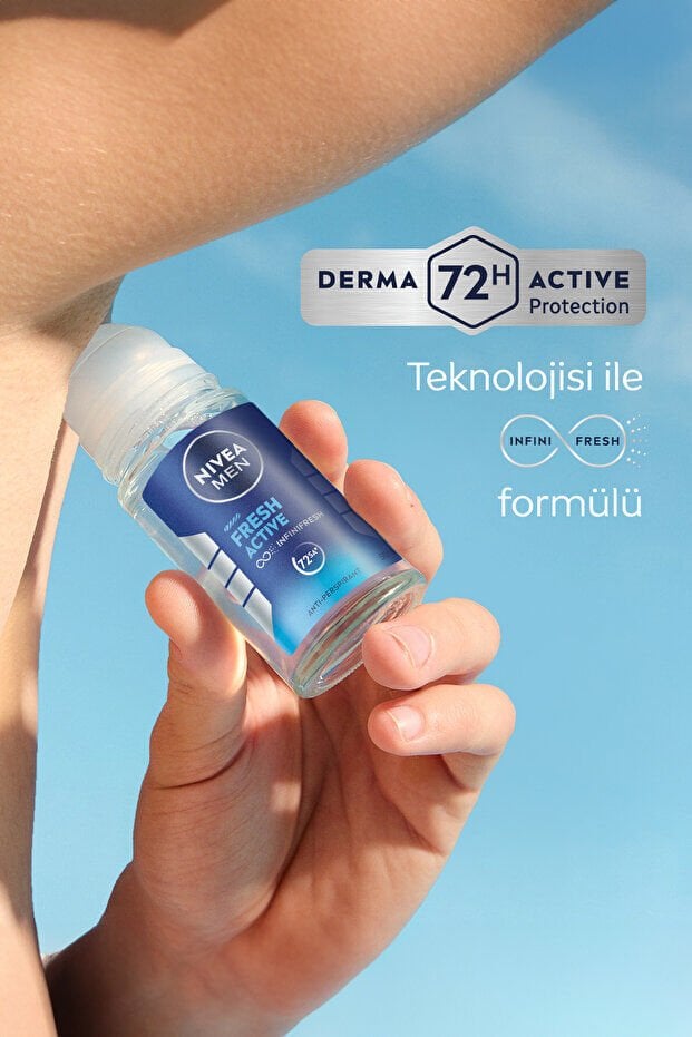 NIVEA MEN Erkek Roll-on Deodorant Fresh Active 50ml