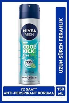 NIVEA Men Cool Kick Fresh Erkek Deodorant Sprey 150 ml