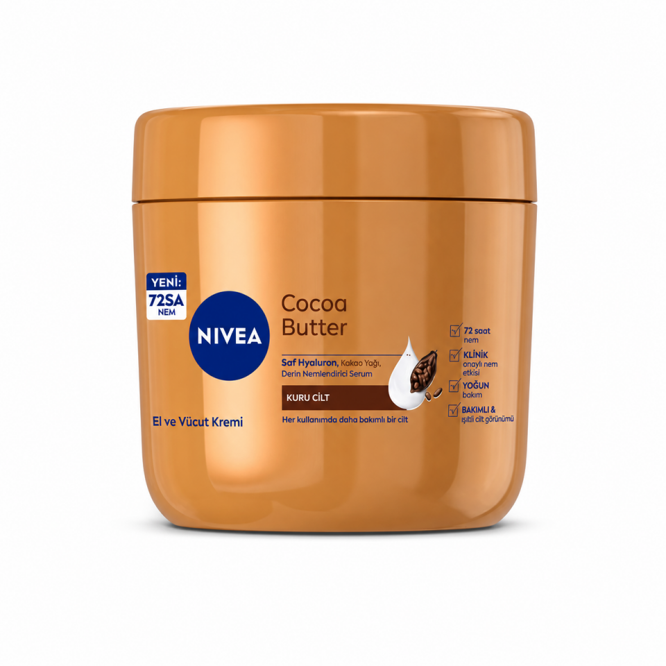 NIVEA Cocoa Butter El Ve Vücut Bakım Kremi 400ml