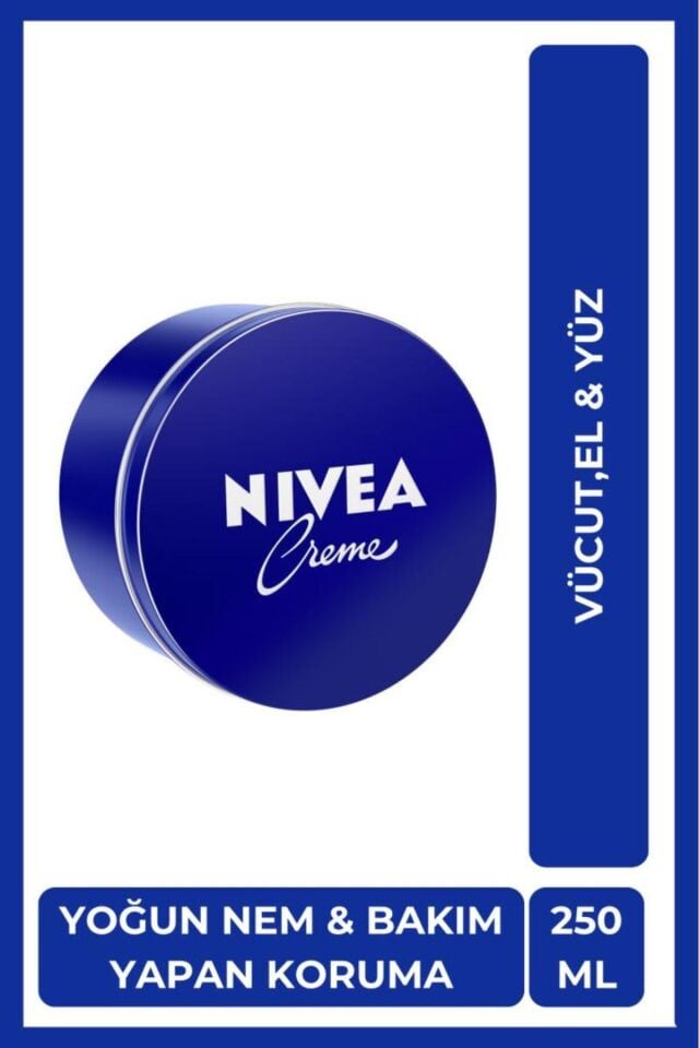 NIVEA El,Yüz ve Vücut İçin Yoğun Nemlendirici Krem 250ml