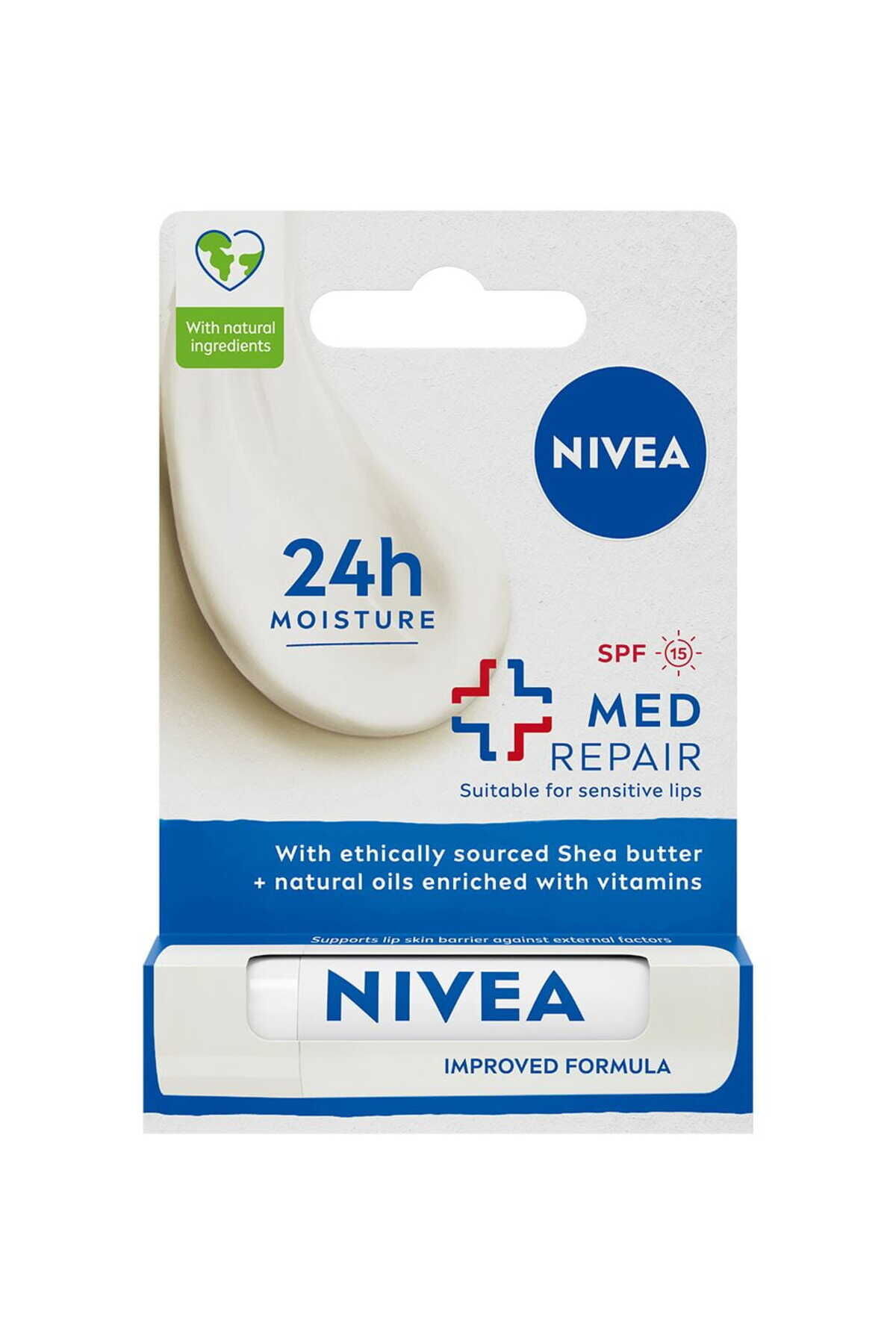 NIVEA Med Repair SPF 15 Dudak Bakım Kremi