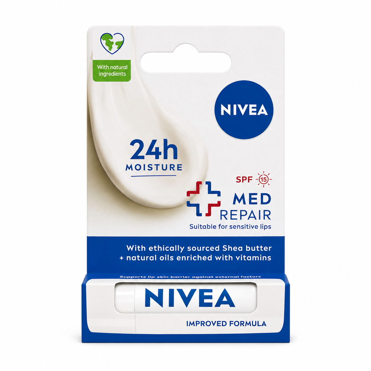 NIVEA Med Repair SPF 15 Dudak Bakım Kremi