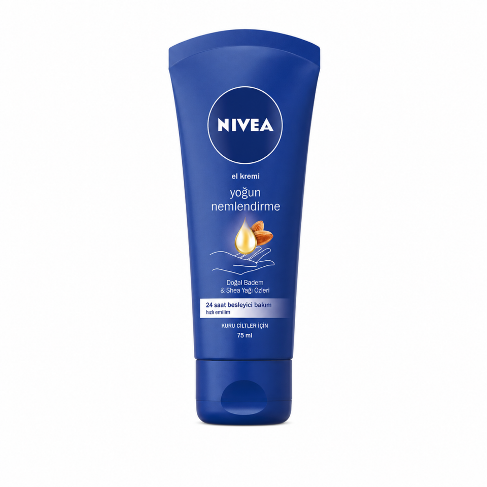 NIVEA Nemlendirici El Bakım Kremi 75ml ve Besleyici Renksiz Dudak Kremi