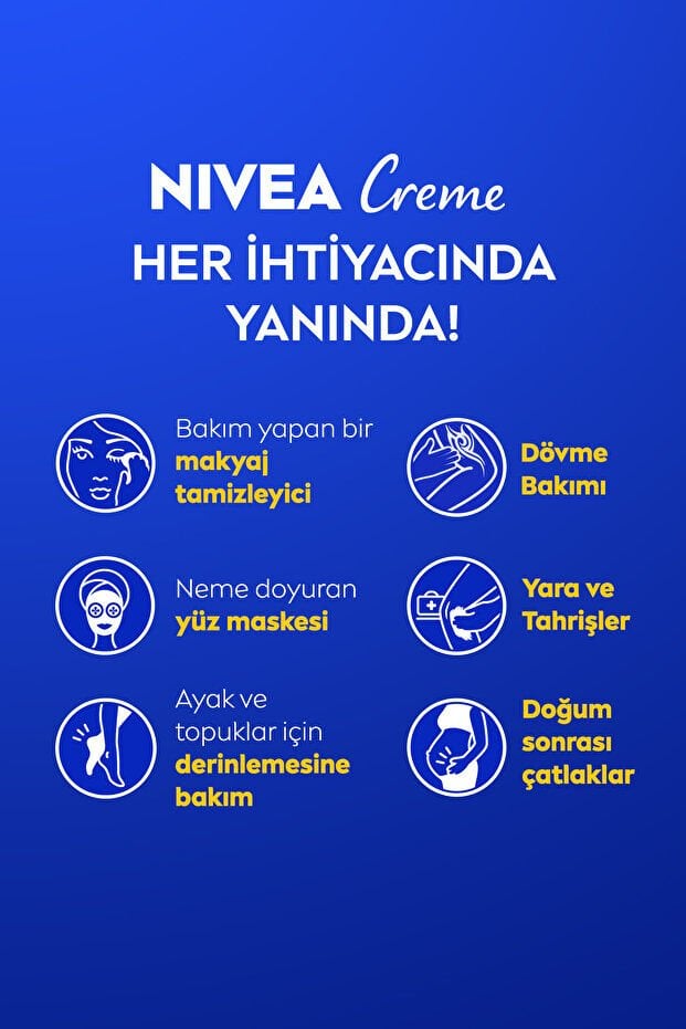 NIVEA Nemlendirici Creme 30ml, El Yüz Vücut