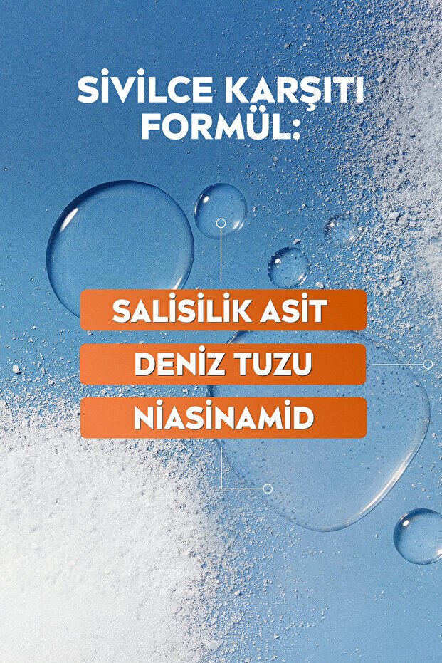 NIVEA Derma Skin Clear Sivilce Karşıtı Yüz Temizleyici Peeling 150ml, Arındırıcı, Salisilik Asit