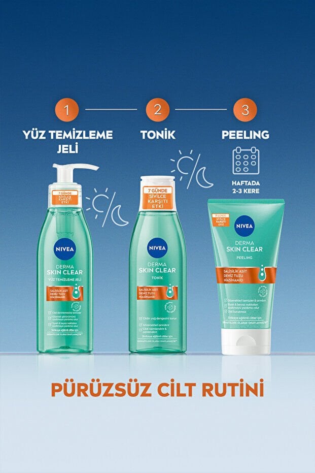 NIVEA Sivilce Karşıtı Yüz Temizleyici Peeling 150ml